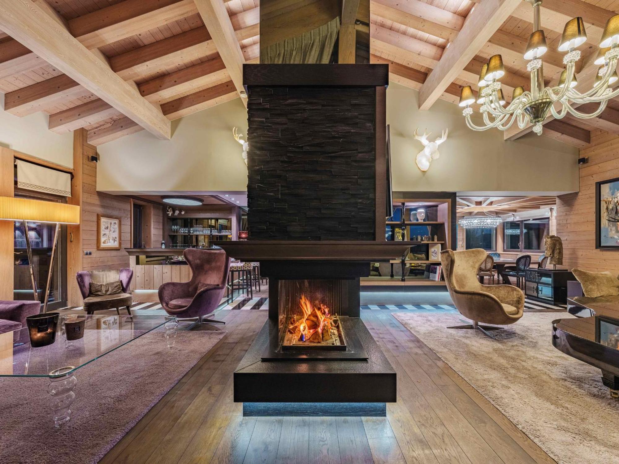 Chalet De Luxe A Courchevel Avec Vue Et Spa - Fr-1-772-7 Βίλα Εξωτερικό φωτογραφία