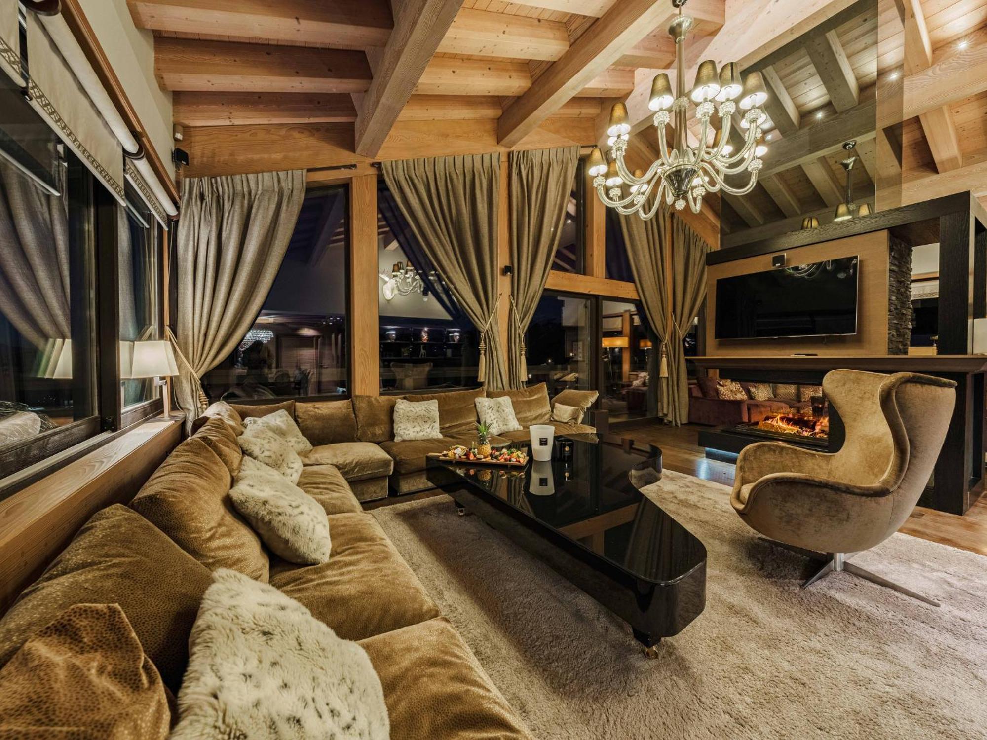 Chalet De Luxe A Courchevel Avec Vue Et Spa - Fr-1-772-7 Βίλα Εξωτερικό φωτογραφία