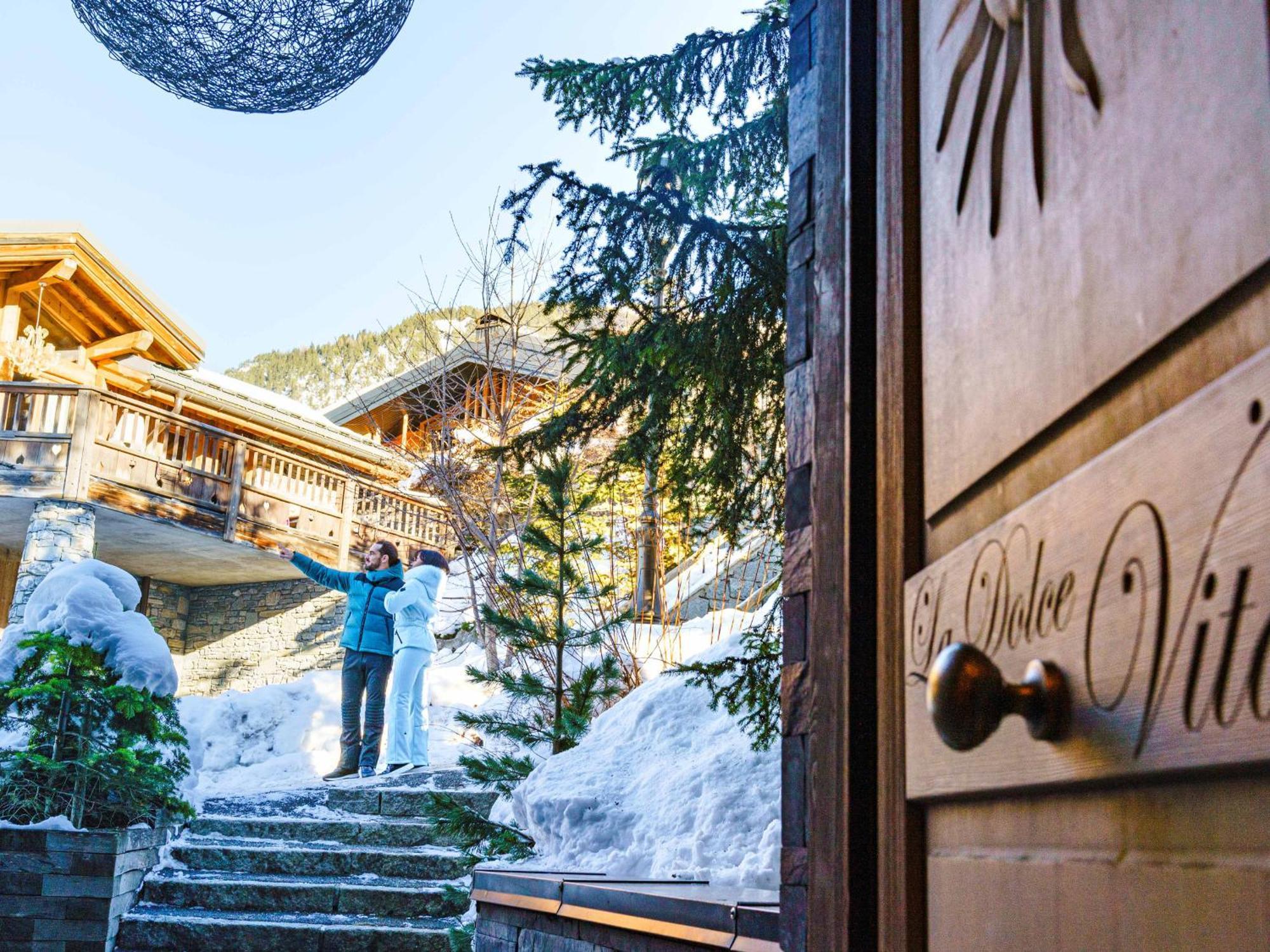 Chalet De Luxe A Courchevel Avec Vue Et Spa - Fr-1-772-7 Βίλα Εξωτερικό φωτογραφία