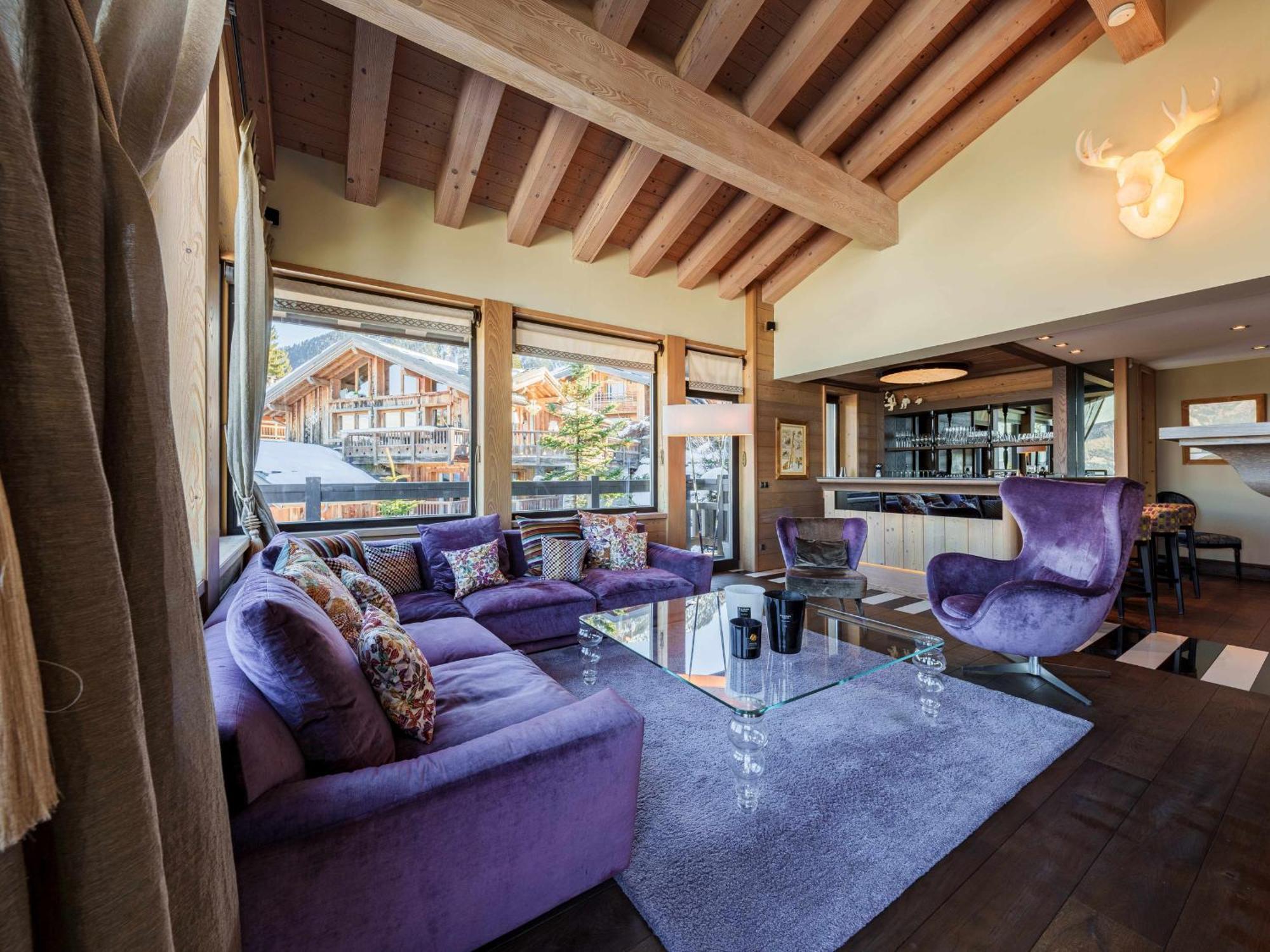 Chalet De Luxe A Courchevel Avec Vue Et Spa - Fr-1-772-7 Βίλα Εξωτερικό φωτογραφία