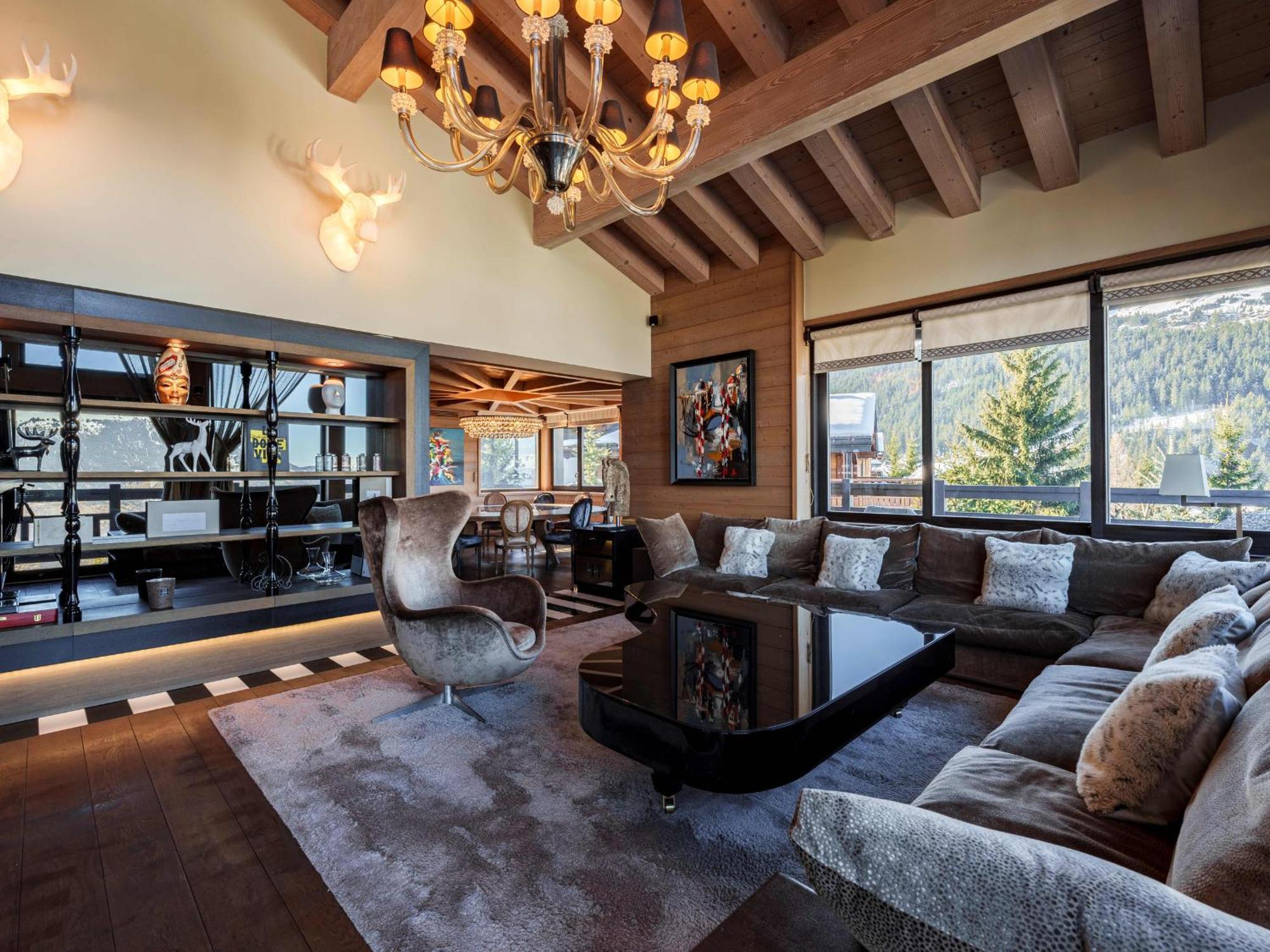 Chalet De Luxe A Courchevel Avec Vue Et Spa - Fr-1-772-7 Βίλα Εξωτερικό φωτογραφία